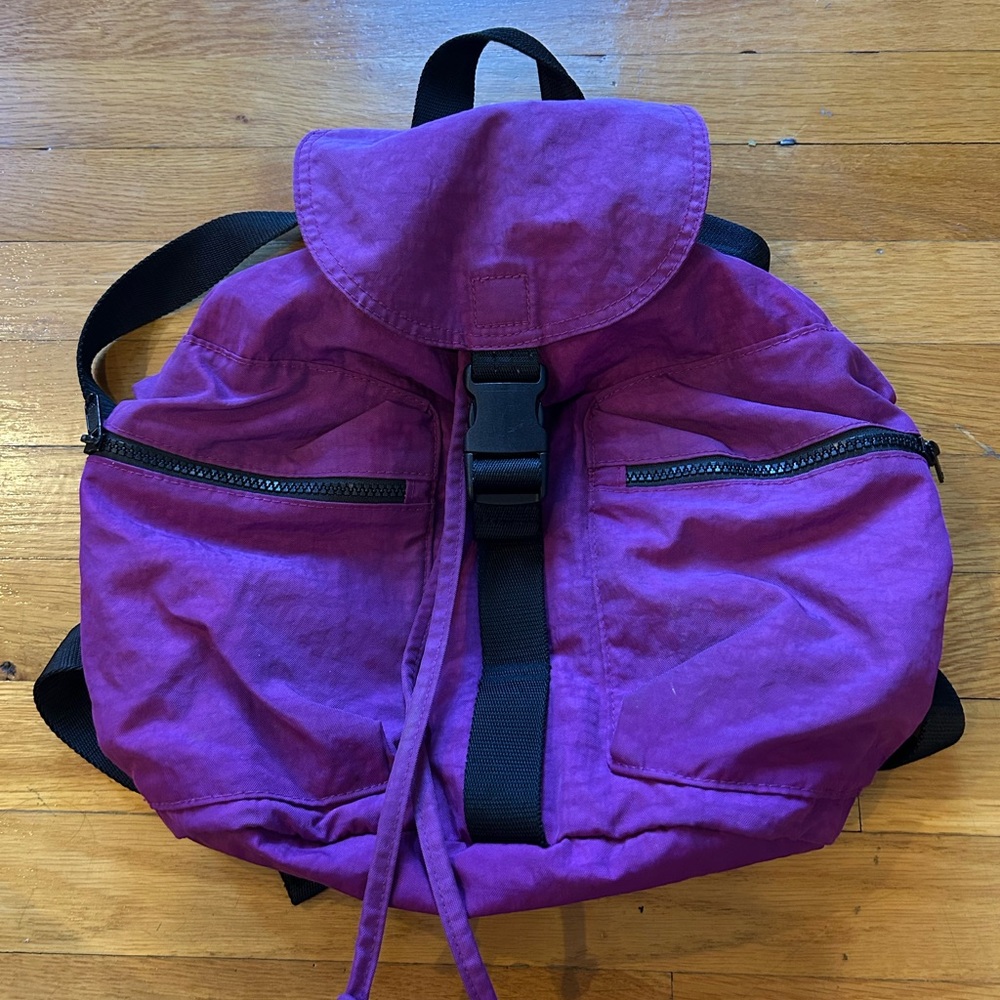Baggu Purple Sports Backpack